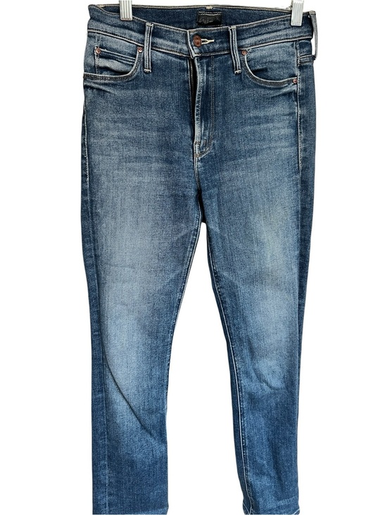 MOTHER Denim - MOTHER Straight Leg Jeans in Washed Blue